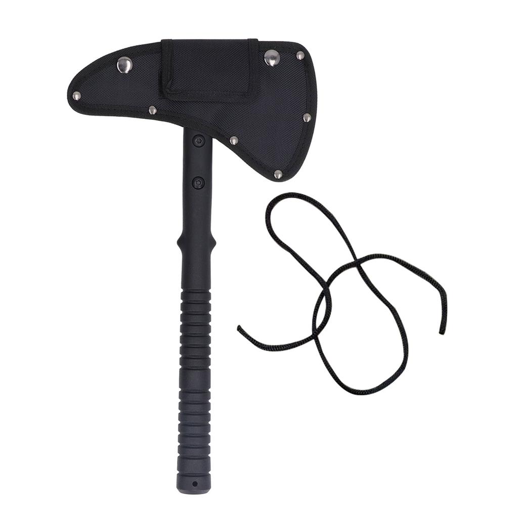 Camping Hatchet Hex Set Screws Steel Curved Blade Portable Outdoor Multifunctional Axe for Fire