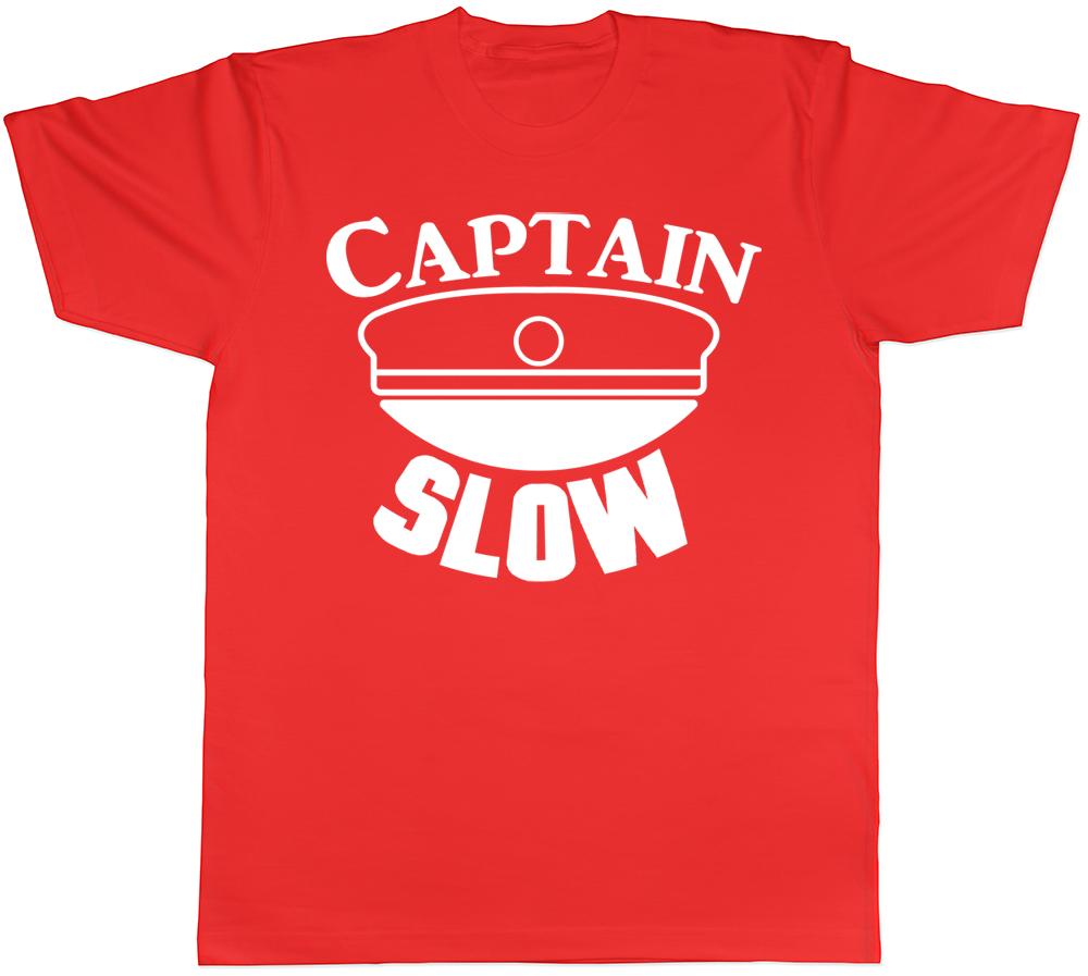 Captain Slow Funny Unisexs Unisexs Ladies Unisex TShirt S