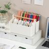Large Capacity Divided Multifunctional Handle Marker Storage Box Desktop Pencil Organizer For Students