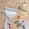 Skin Friendly Pet Dematting Comb Widened Cutters Dog Grooming Shedding Tools Hair Care Tool