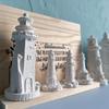 3D Lighthouse Silicone Moulds Candle Molds Cake Molds Ornament Molds Epoxy Resin Molds Plasters Molds for Candle Making