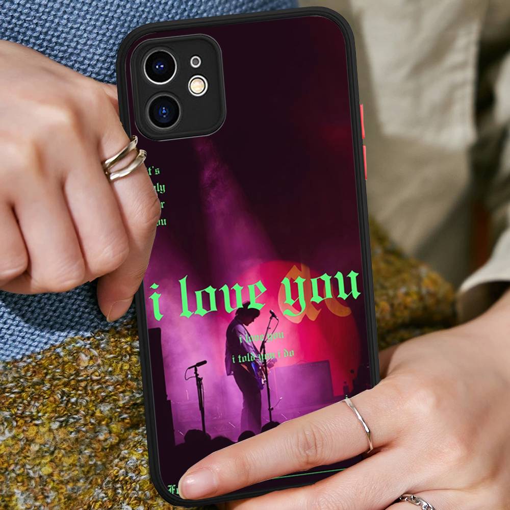 

Band F-Fontaines DC Romance For Silicone Matte Phone Case For iPhone 16 Pro Max 15 14 13 12 11 X XS MAX iphone 16