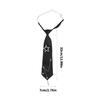 Student Pre Tied Neck Ties Preepy Look Pearls Star Metal Chain Dark Tie Cravat Neck Wear Accessories
