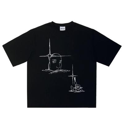 Punk Lyrical Print T-Shirts Oversize Hip Hop Women Streetwear Clothing Goth Unisex Men Top Short Sleeve Cotton Tee Y2K Vlone