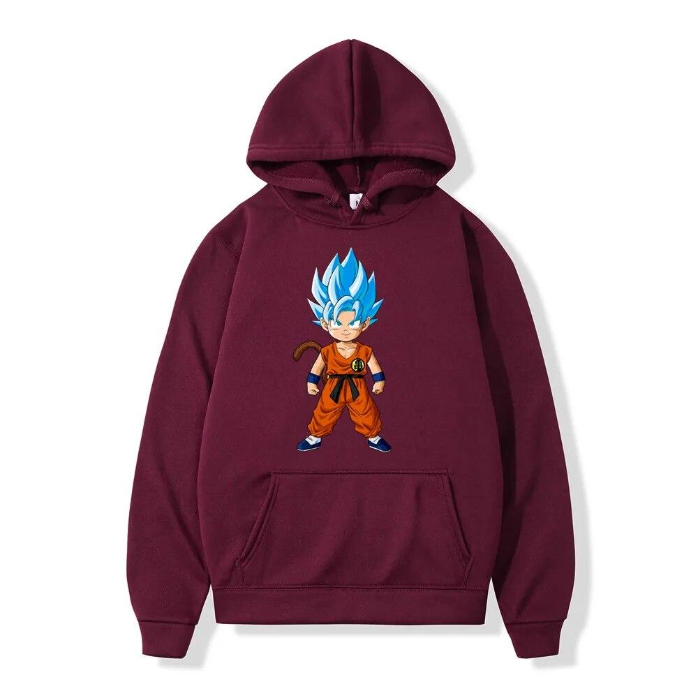 Japanese Anime Hoodie Unisex Women Dragon-ball Hip Hop Winter Fleece Hooded Unisex Harajuku Sweatshirts Clothes Male Dropshipping