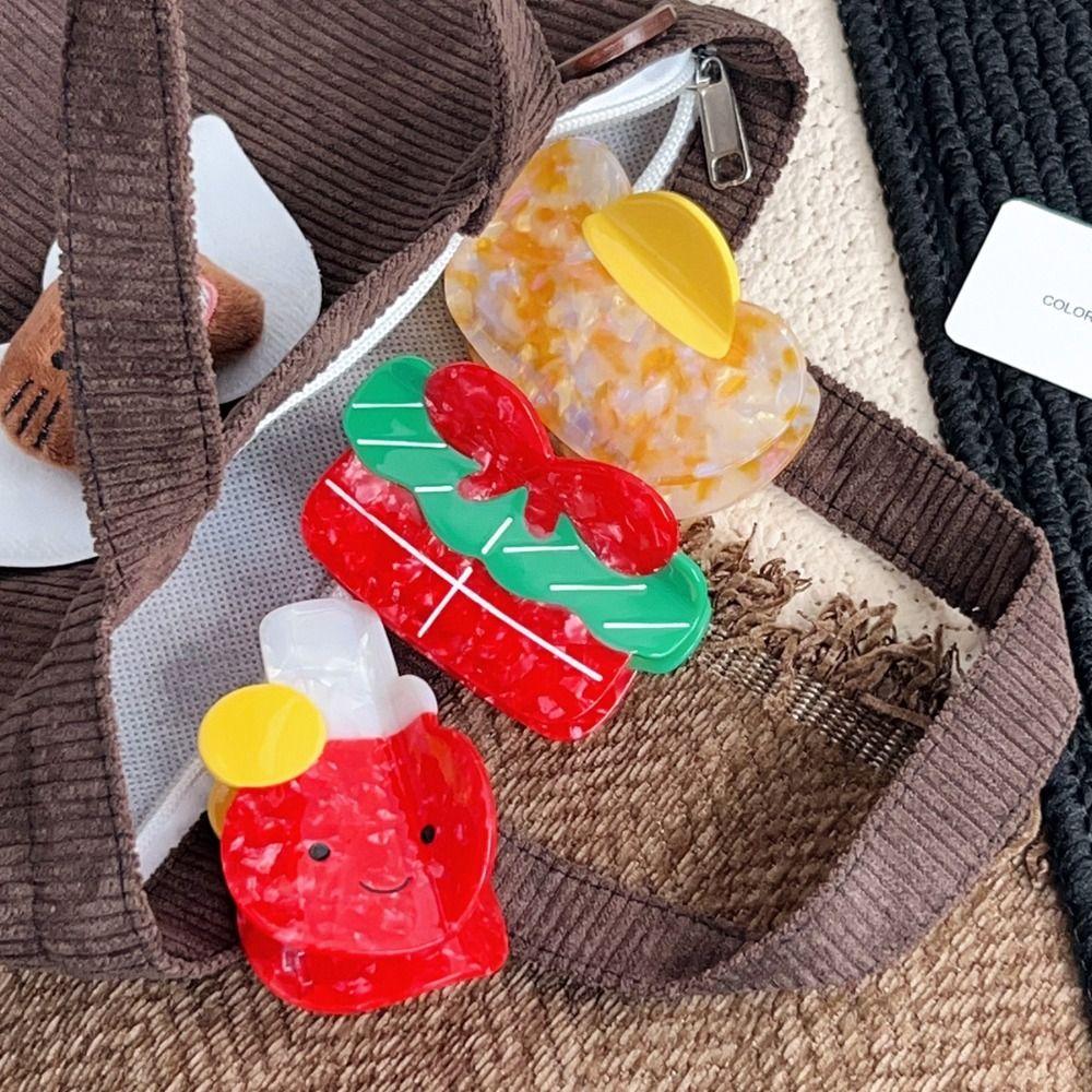 Creative Christmas Gift Hair Clip Table tennis Ping-pong Hairpin  Girls