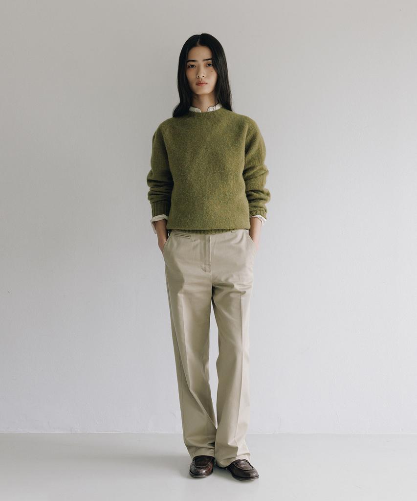 BLANKROOM Shaggy Dog Crew Neck_Lihen