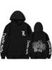 Death Note Anime Kapuzenpullover mit Rippstrick-Saum - Unisex Freizeit-Sport-Sweatshirt