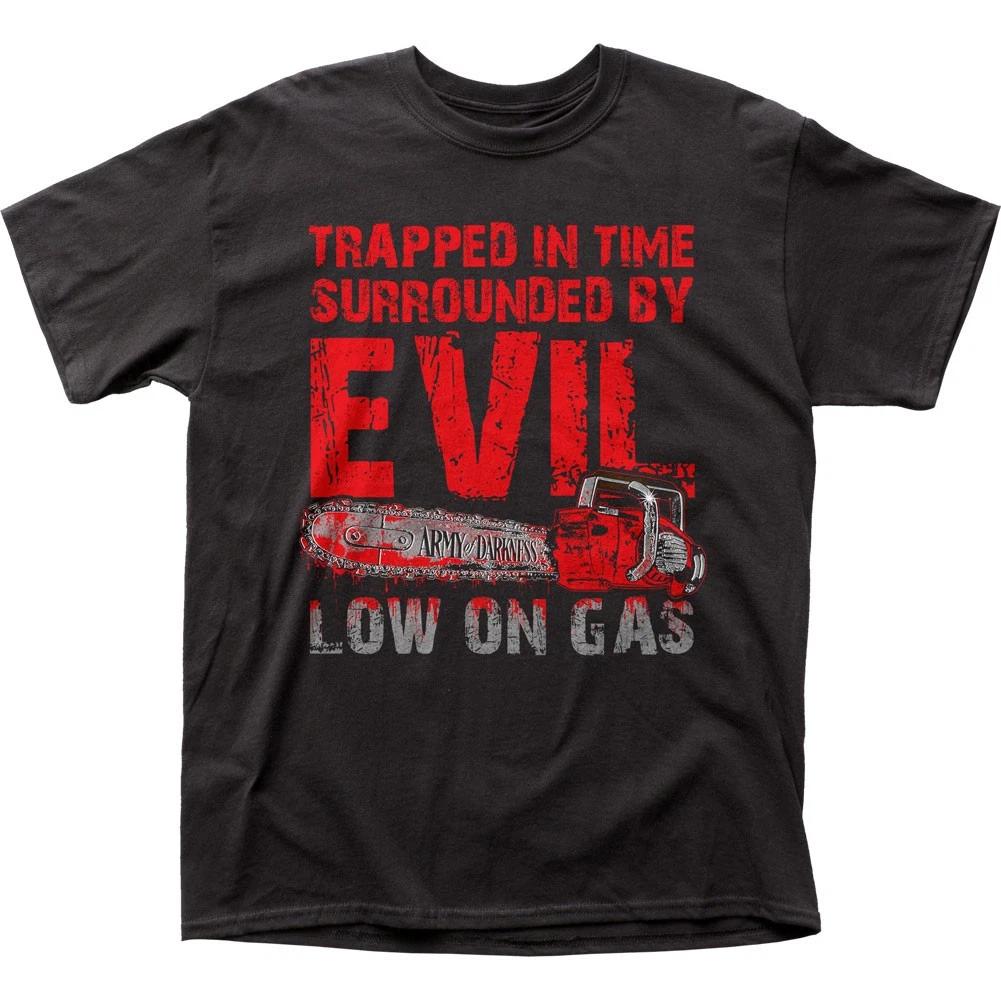 Army Of Darkness Low On Gas Mens T Shirt Classic Pop Culture Movie Tee New Black 3XL