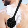 Back Scrubber for Men and Women Silicone Bath Brush Long Handle Double Sided Extended Bathing Scrubbing Massage Brush