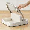 2023 Non Slip Plastic Foldable Pan Covers Stand Kitchen Organizer Pot Lid Holder Soup Spoon Rack