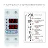 63A 220V Din Rail Adjustable Over Voltage and Under Voltage Protective Device Protector Relay Over