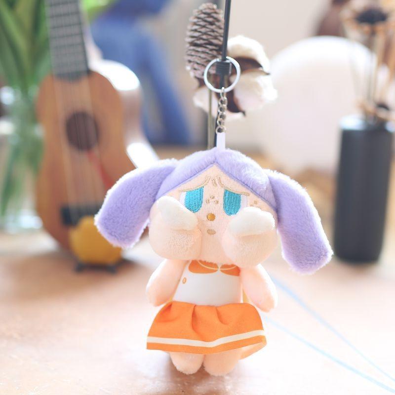 Crybaby Plush Toy Keychain With Ultra Soft Short Pile For Kids And Collectors