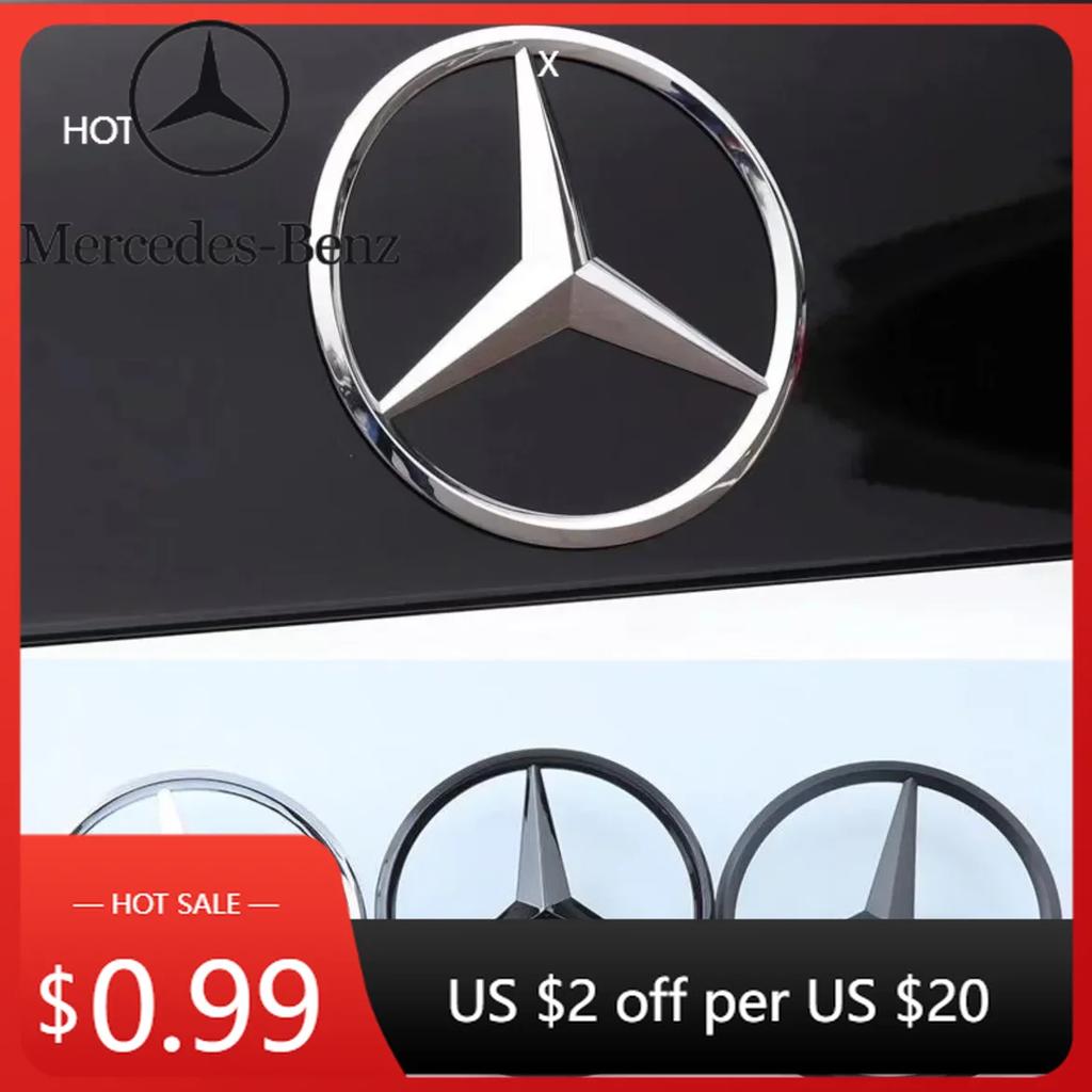 Hot Car Sticker ABS Car Rear Badge Decal Trunk Emblem Sticker for Mercedes Benz S320 W164 W203 W204 W168 C180 E320 A200 CLA CLK