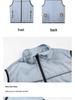 Men's Summer Cooling Vest with Fan: Outdoor Sun Protection, Sweat Absorption, Heatstroke Prevention, and Heat Dissipation.