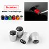 4Pcs Car Styling Tire Valve Covers Auto Badge Dust Caps Decor For Mercedes Benz G S R C E B A Class GLA GLK C180 E300 S200 W201