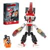 Latest In Chainsawed Man High-End Brickheadz Building Blocks Collection Cartoon Figures Denji and Dog Character Bricks Toy Children Gift