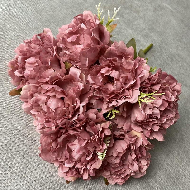 Peony Flower Artificial Wedding Centerpiece For Home Decor And Photography Prop