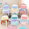 Schoolbag New Small Fresh Student Schoolbag High Value Color Matching Junior High School Student Backpack Women's Leisure Travel Light Backpack
