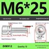 304 Stainless Steel Hex Socket Cap Screw with Washer - Sizes M3, M4, M5, M6, M8, M12
