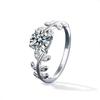 Fresh Sweet Adjustable Rhinestone Zircon Ring for Women