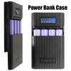 LCD Displays Super Fast Charging 18650 Batteries Power Bank Case Battery Charge Shell Storage Box