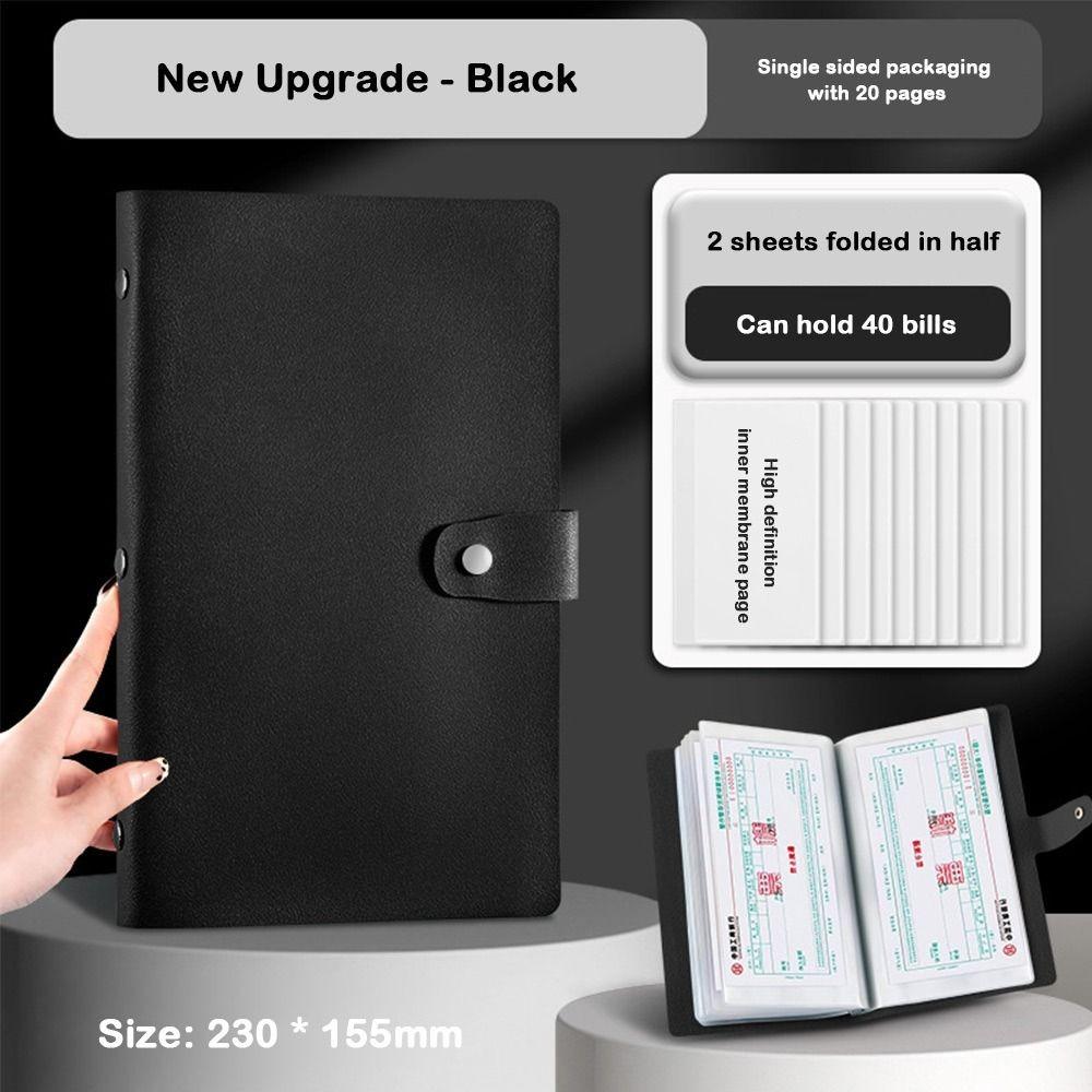 PU Cash Deposit Book 20Sheets Budget Binder Funny Storage Book  Children