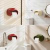 Wall Toilet Paper Dispenser with Shelf Glossy Finish WallMounted Roll Holder
