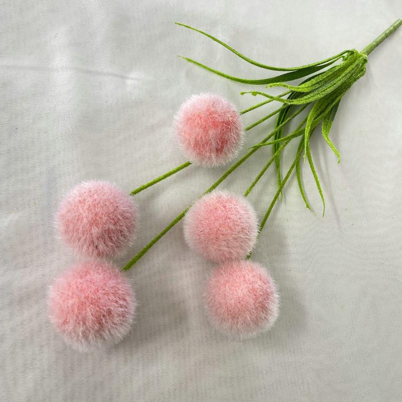 5 Artificial Flocked Ball For Wedding Decor And Home Styling