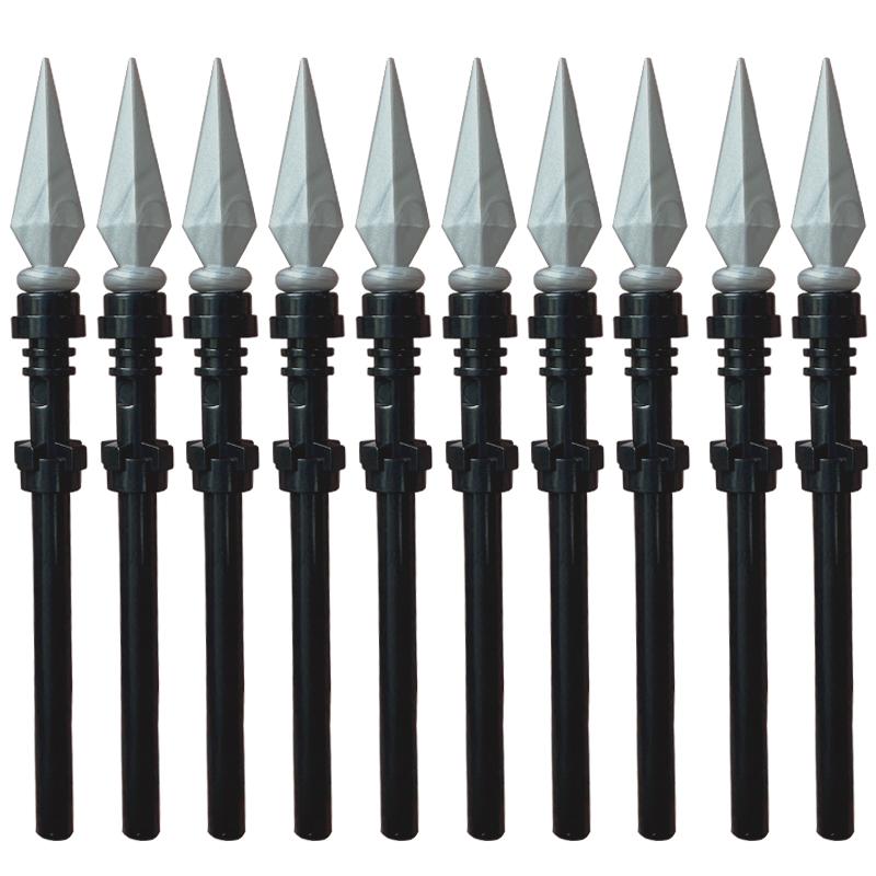 Medieval Weapons MOC Figures Building Blocks Soldiers Accessories Swords Spear Flags Shield Hammer Cowboy Guns Bricks Toys Gifts