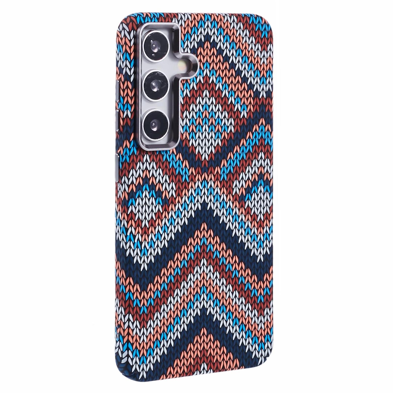

Для Samsung Galaxy S25+ Магнітний чохол Текстура вуглецевого волокна Водостійкий ПК Чохол для телефону J