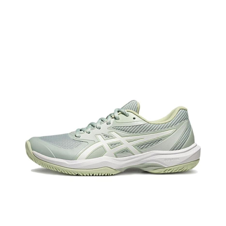 Asics Game FF Professional Lightweight Breathable Low Top Speed Type Women Sneakers Green White 1042A281-300