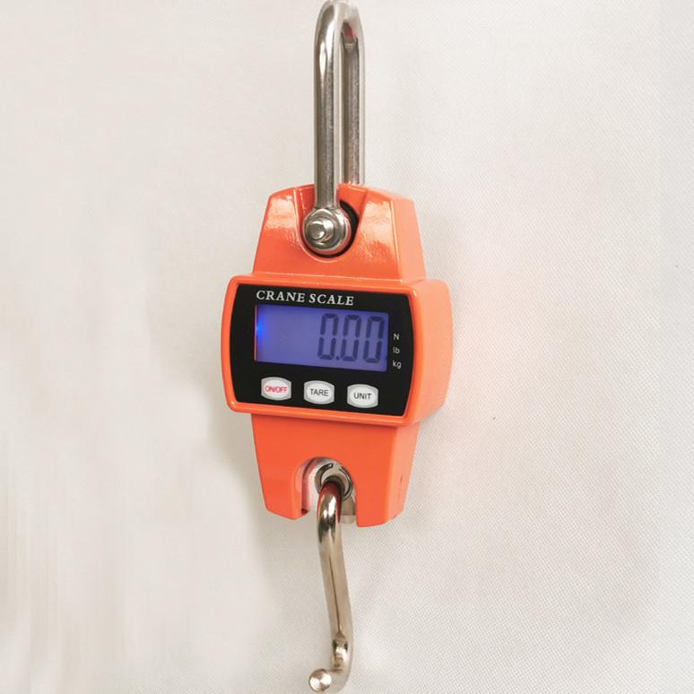 300kg Mini Crane Scale Portable LCD Electronic Digital Industrial Crane Scale Heavy Duty Hanging Weighting Hook Scales