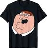 Camiseta Divertida de Dibujos Animados con Retrato Oversize de Peter Griffin de Padre de Familia