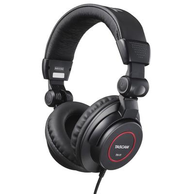 TASCAM Sealed Stereo Monitor Headphones Black Wired Video Production Music Production Distribution DTM Music Listening Instrument Performance