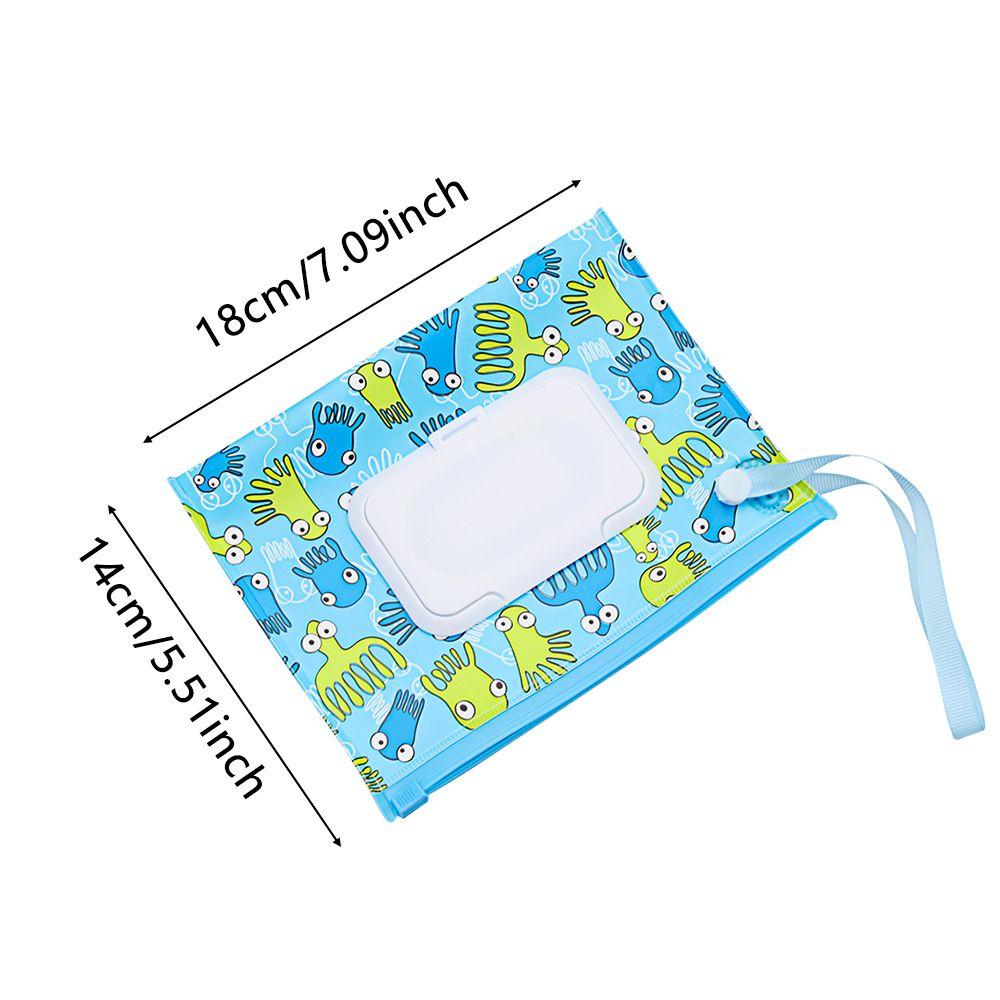 Outdoor Baby Product Flip Cover Stroller Accessories Tissue Box Wet Wipes Bag Cosmetic Pouch