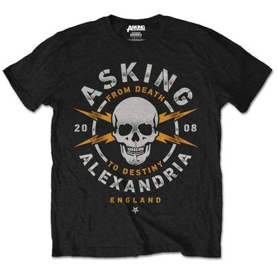 Asking Alexandria Skull Logo T-Shirt New & Official Merch Black T-Shirt