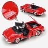 New Product 1/24 Mercedes Benz 190SL Simulation Retro Alloy Car Model Handmade Toy Scene Matching Ornament Gift Collectibles