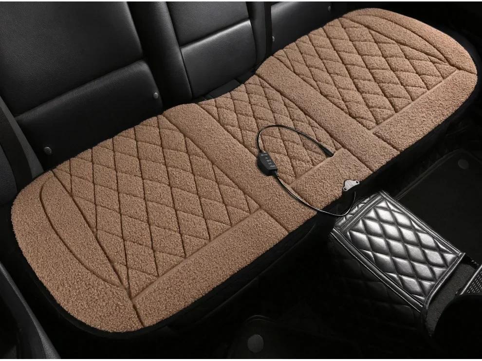 Heated Rear Car Seat Cover Car Heating Cushion Winter Heated Seats Auto Seat Warmer 12V Seat Cushion For Rear Car Seats Cushion