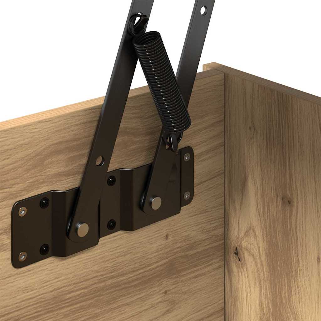 Artisan Oak Coffee Table 102 X 50.5 X 46.5 Cm Particleboard