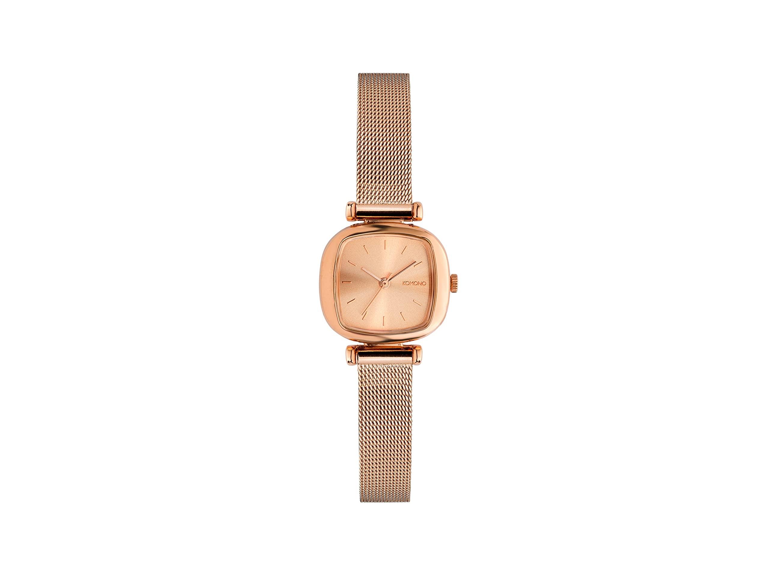

KOMONO Women s MoneyPenny Royale Rose Gold Stainless Steel Mesh Watch [Authorized Retailer]