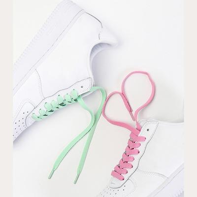 1 par Cadarços Planos Cadarços Clássicos para Sapatos Ajuste Moda Liso Cadarço Esportivo Casual Cadarços Unisex Acessórios para Sapatos