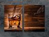 SZKLANA PŁYTA OCHRONNA DESKA 75x52 WHISKY