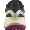 Salomon ULTRA FLOW Women's Trail Running Shoes, Black/Transparent Yellow/Rose Violet, Size 23.0 cm