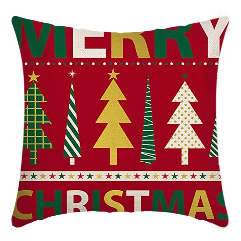 Christmas Nordic Style Santa Claus Pillowcase Home Sofa Cushion Car Cushion Cartoon Christmas Pillowcase