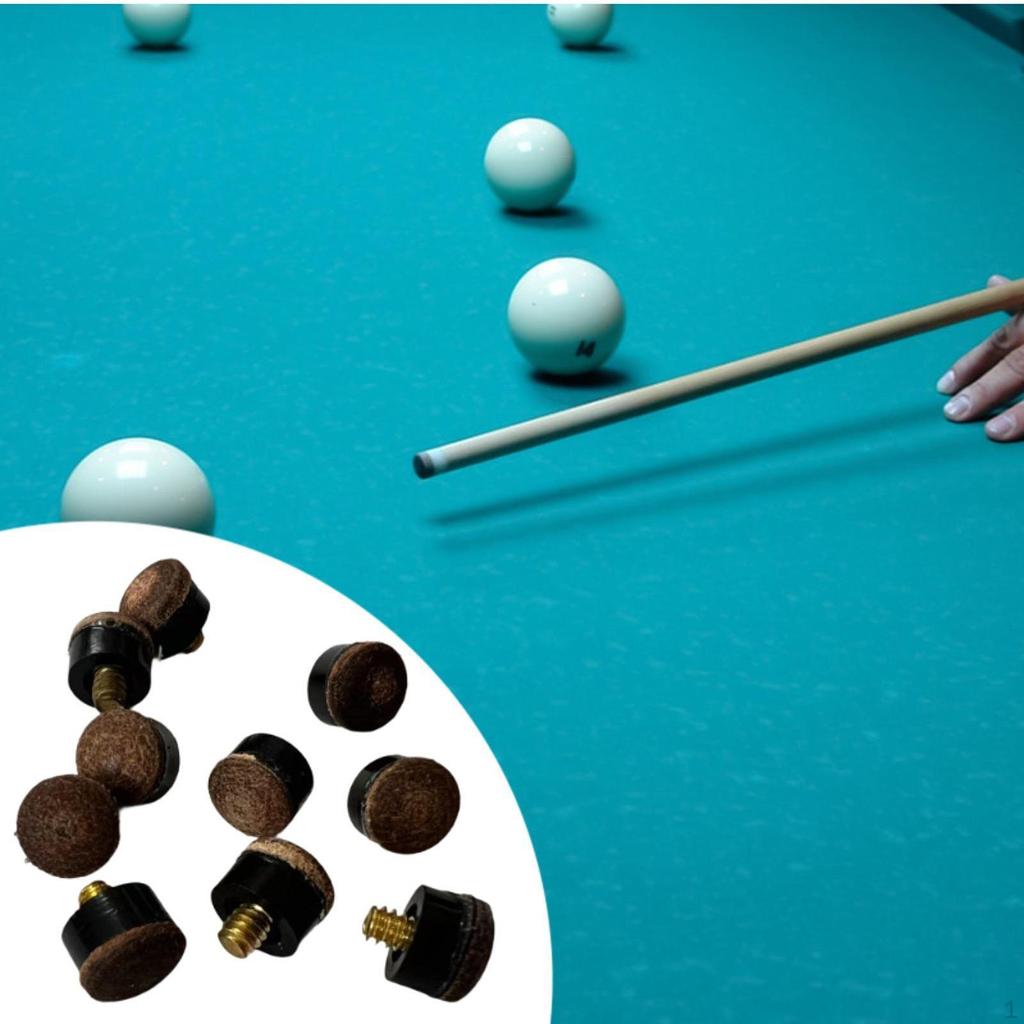 10 -piece Billiard Tips for Pool And Sandwich Signs, Screwed From The of