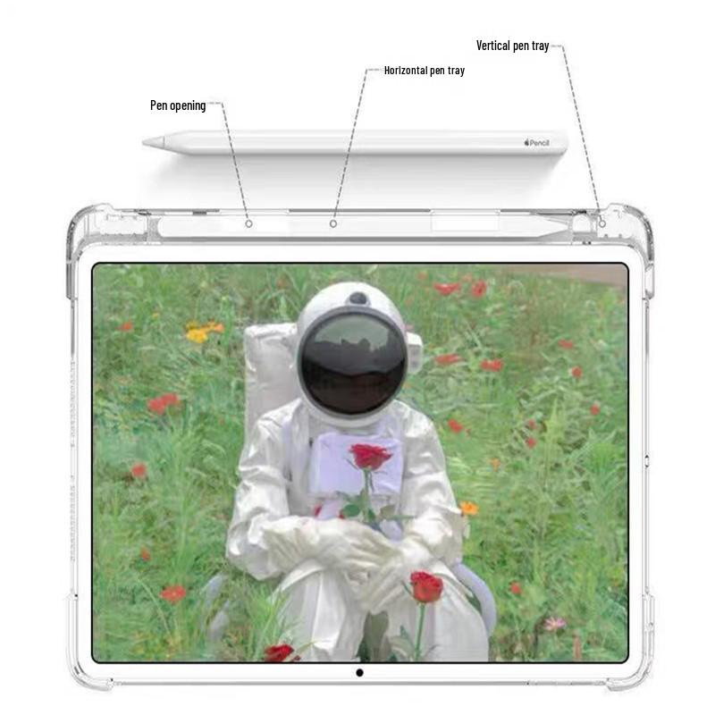 Θήκη Σιλικόνης για Apple iPad 10 (2022) - 10,95" Ανθεκτικό σε πτώσεις, Παγωμένο Διαφανές με Υποδοχή Στυλό