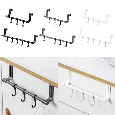 Gifts Multi-purpose Towel Rod with Hook Punch-free Over Cabinet Towel Rack Towel Storage Bar Towel Storage Organizer