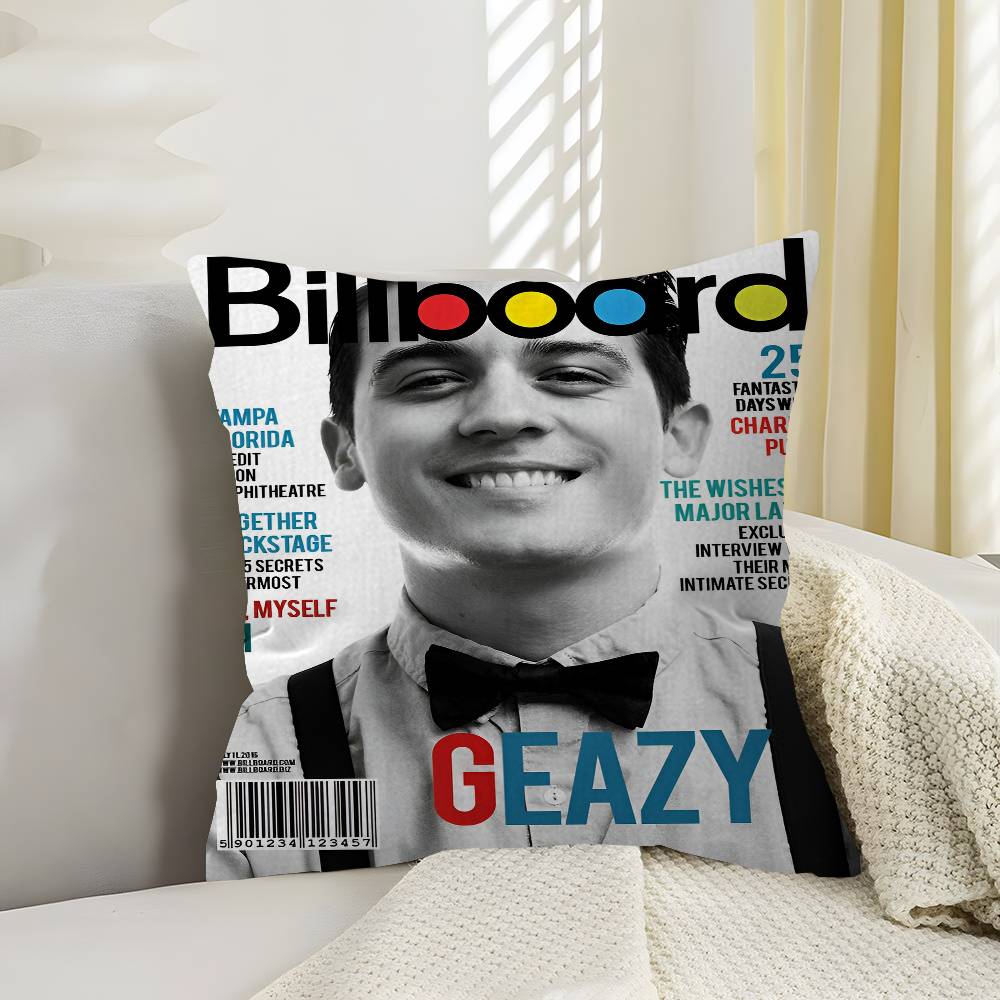 

G Eazy Rap Hip Hop Star Singer Pillow Gifts Home Office Furnishings Bedroom Sofa Car Cushion Cover case xcm 30x30 cm