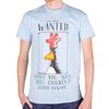 Wallace and Gromit Unisex Adult Feathers McGraw Wanted Poster T-Shirt